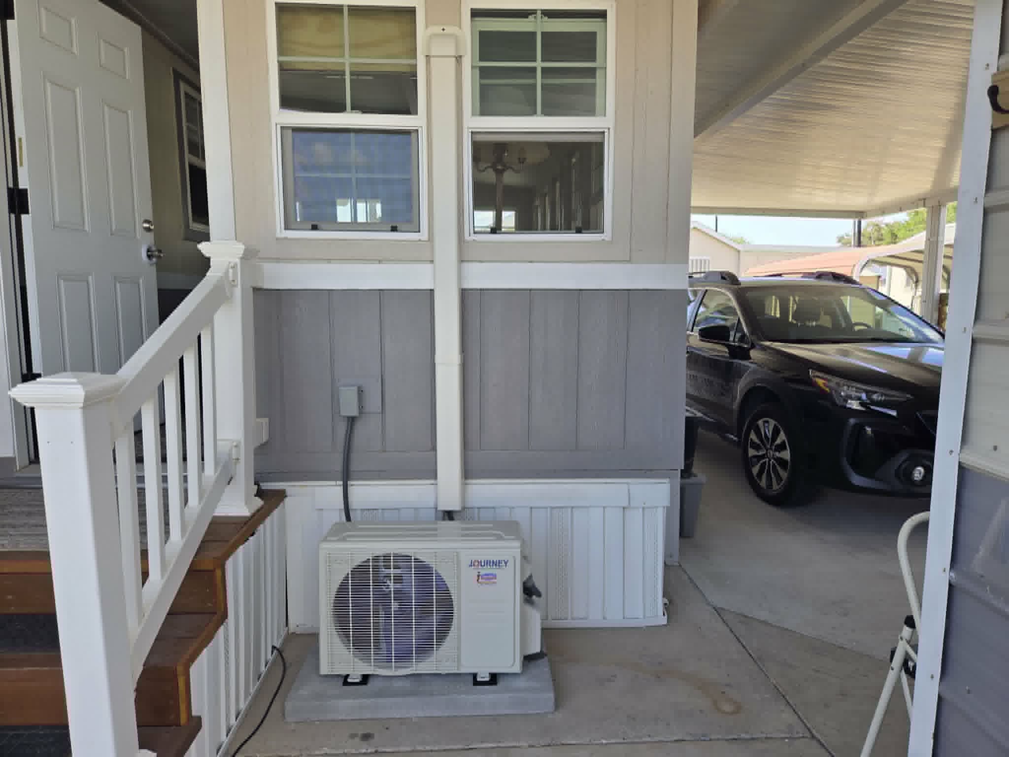 Ductless mini-split system installation